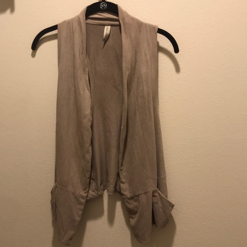 Micro suede vest